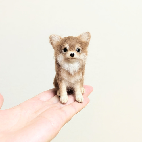 受注制作】羊毛フェルト｜チワワちゃん 羊毛フェルト haru 通販