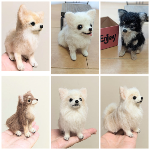 受注制作】羊毛フェルト｜チワワちゃん 羊毛フェルト haru 通販