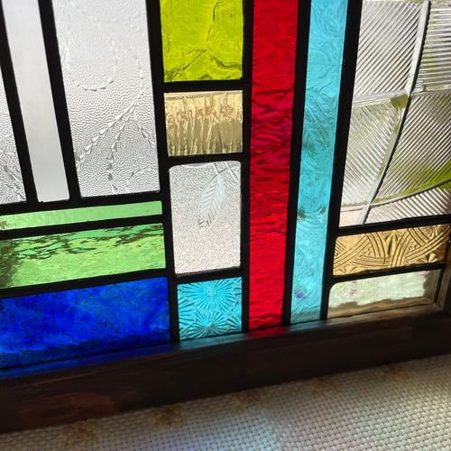 ステンドグラス パネル 昭和レトロガラス引き戸 和モダン その他