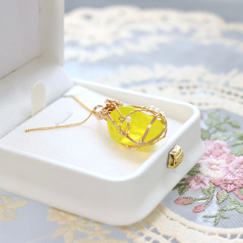 アンダラクリスタル✧ワイヤージュエリーネックレス✧ペンダント