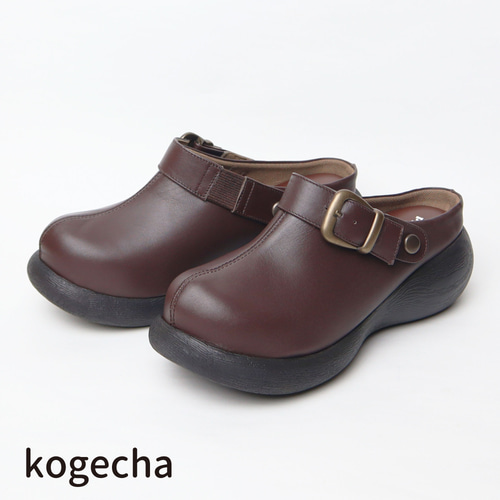 本革サボサンダル】 ベーシックサボ | 厚底 甲高 幅広 レディース