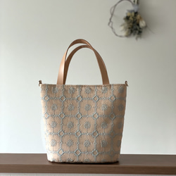 ⚮̈ミナペルホネン tambourine yellow 楕円底トート トートバッグ