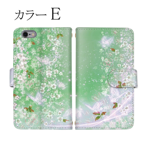 桜 蝶 和柄 携帯ケース 手帳型ケース iphoneケース セミオーダー 送料