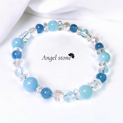 ストレスを和らげ 癒し 幸運を引き寄せる】アクアマリン ブルー