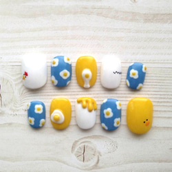 ネイルアート 3Dパーツ * アニマル ひよこさん ネイルチップ（つけ爪