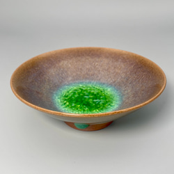 虫明焼 灰釉彩貫入盃(翡翠・黒井博史作) 酒器 盃 食器 陶器 焼物
