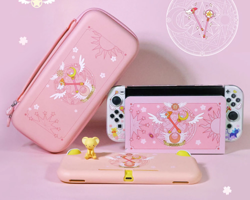 Nintendo Switch OLED Lite ケース 桜レバーケース ベースケースと収納