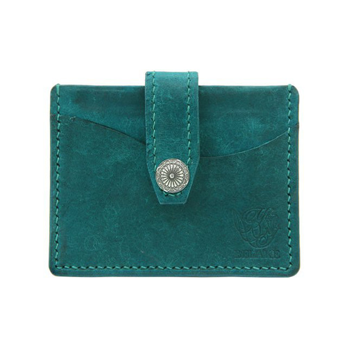 ヴィリジリオ マルゴー ターコイズブルー カードケース 名刺入れ パス