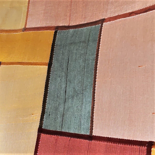 送料無料】韓国手芸・ポジャギのタペストリー（シルク） タペストリー