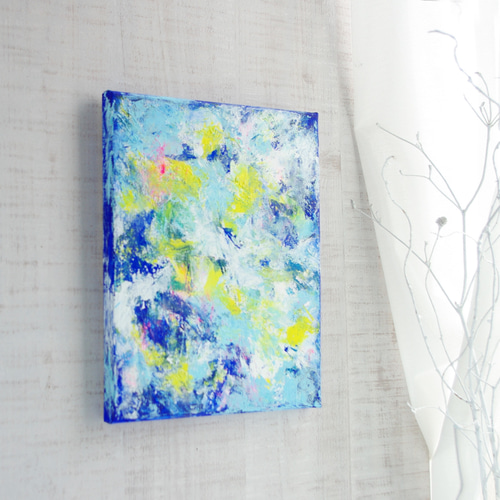 白い海 油絵 F3(273×220mm)白い海 油絵 F3(273×220mm) 白い海