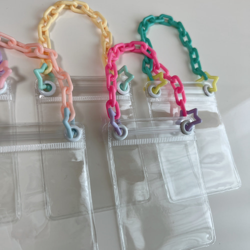 シャカシャカバッグキーホルダーセット ⑧ 15個セット ゆめかわ 星