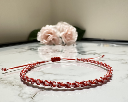 sekiguchi プロミスリング ミサンガ モンキー 赤 sekiguchi プロミス