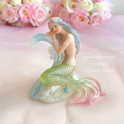 人魚 マーメイド 姫 アクアリウム オブジェ インテリア 装飾 海 置物
