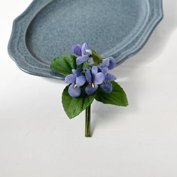 布花 かれんな野すみれのブーケコサージュ 卒業式・入学式 フォーマル
