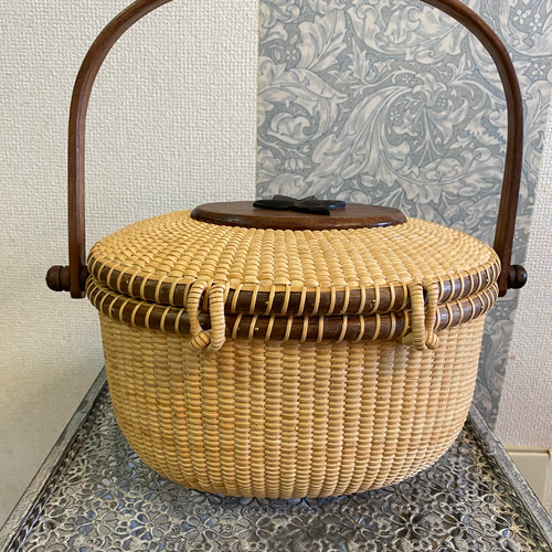 ナンタケットバスケット オーバルパース8インチ かごバッグ Bebe 通販