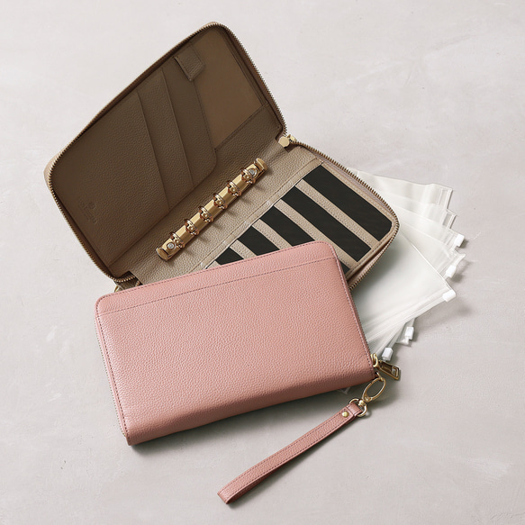 B6サイズ / リフィル6枚 】母子手帳ケース 家計管理ケース 本革 マルチ