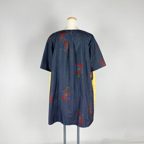 着物リメイク 大島紬 チュニックワンピース チュニック アトリエ