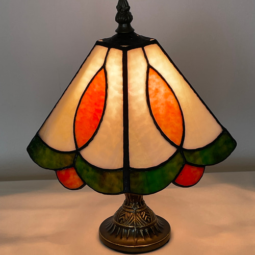 4面ミニランプ スタンドライト・テーブルランプ ステンドグラス工房