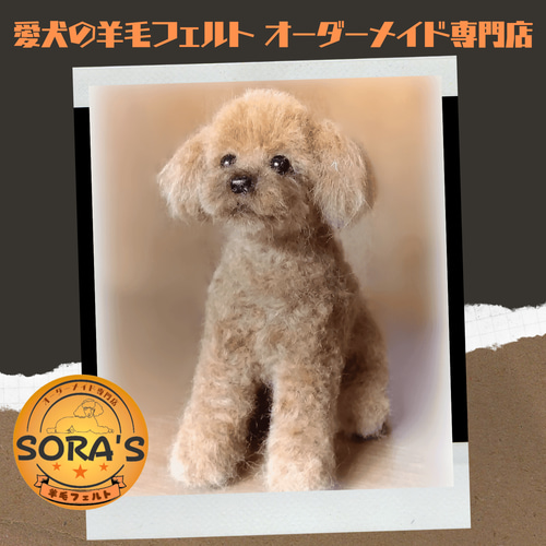 羊毛フェルト＃犬 リアルで可愛い 愛犬さん オーダー制作・わんちゃん