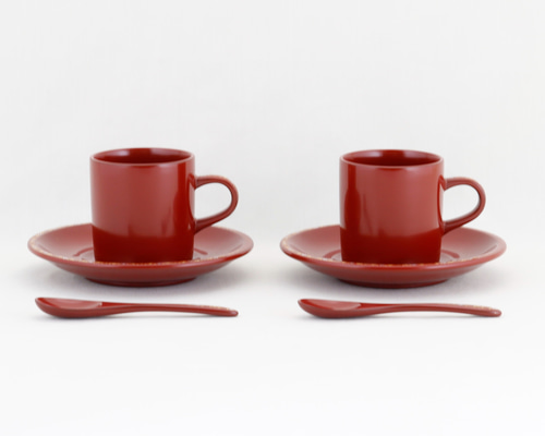 輪島塗 コーヒーカップ＆ソーサー 2客セット 作家もの 輪島塗 コーヒー