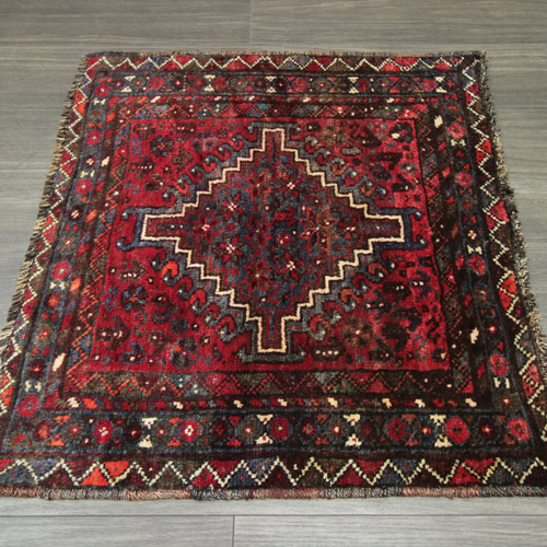 アンティークペルシャ絨毯 トライバルラグ カシュガイ族 オールド