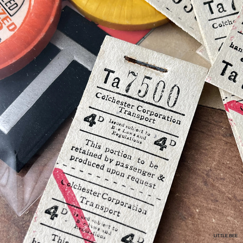 120・イギリスバスチケット 1束（12枚）バスチケット 紙もの イギリス