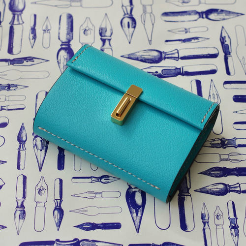 COACH ターコイズブルー　 ショルダーバッグ＆２つ折財布 セット COACH（コーチ） 財布 長財布 二つ折り ターコイズブルー レザー