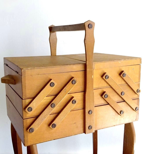 フランス 裁縫箱 ソーイング ボックス アンティーク その他インテリア