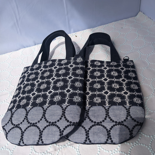 春色ミナペルホネントート【anemone/nevy】アネモネネイビー