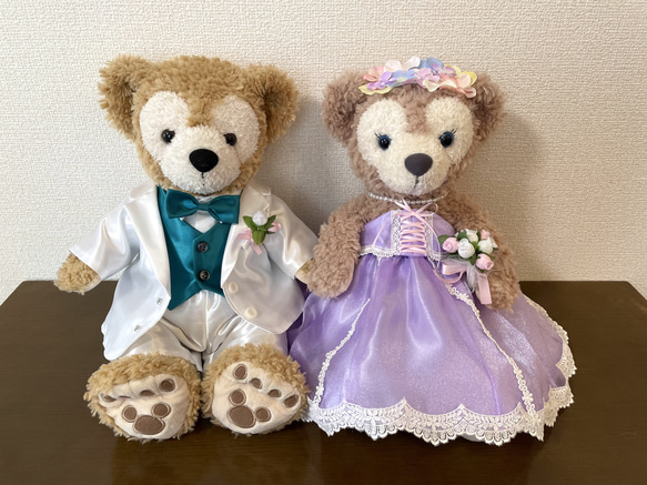 選べるカラー】＊ラプンツェル風ドレス＊ダッフィー＆シェリーメイ