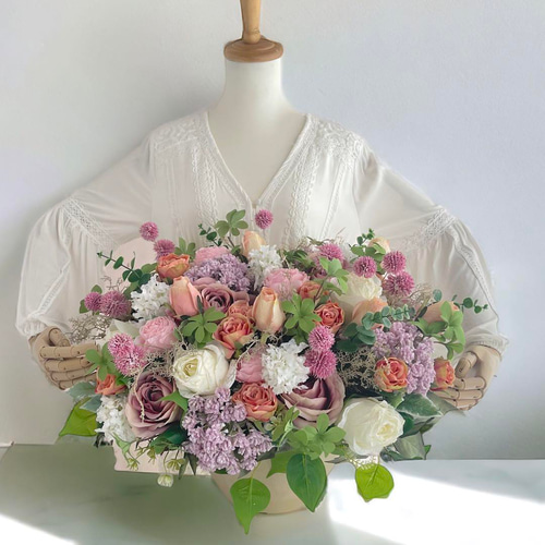 光触媒 フラワーアレンジ 母の日 プレゼント ギフト 贈り物 花 造花