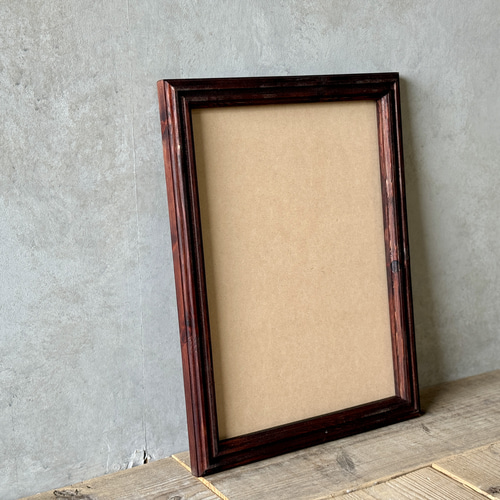 木製 フレーム 額縁 大型 絵画 写真 染色 ポスター 展示 アンティーク