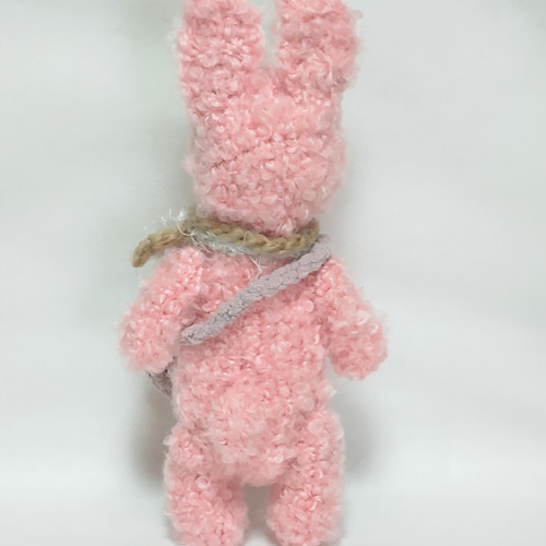 ピンク色のウサギ(あみぐるみ) あみぐるみ friend-Y 通販 17642104