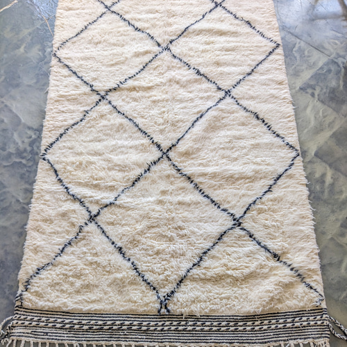 モロッコ ラグ 本物のベニワレンNo.6- 極上ウール カーペット 絨毯