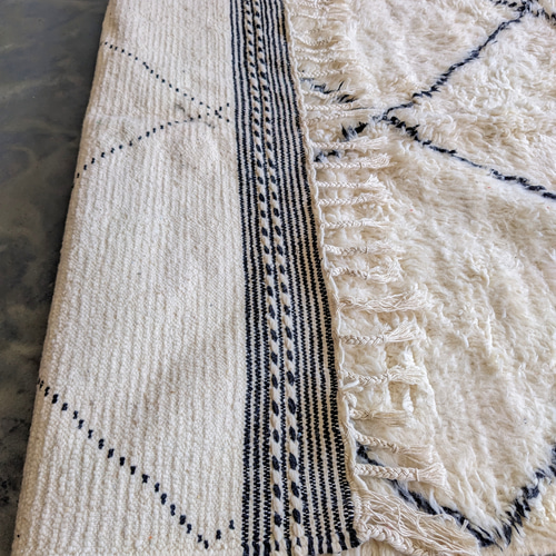 モロッコ ラグ 本物のベニワレンNo.6- 極上ウール カーペット 絨毯