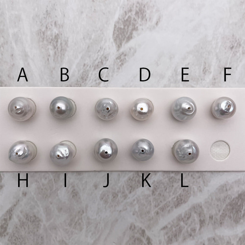 選べる 片穴 白蝶真珠 雫バロック 1粒 南洋パール 一点もの ルース