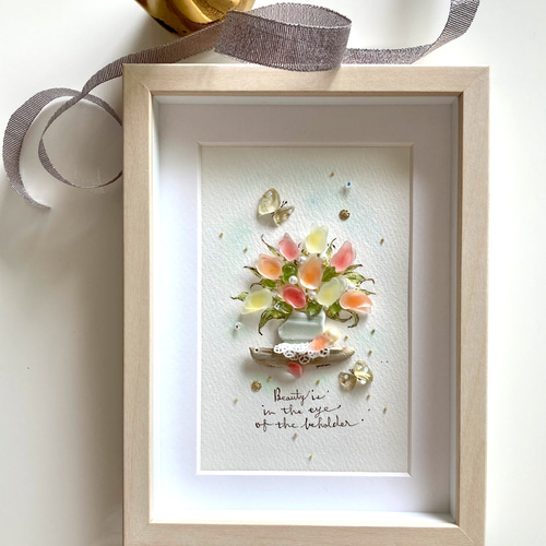 kanon様専用 オーダー受付 シーグラス／天然石／フレームアート