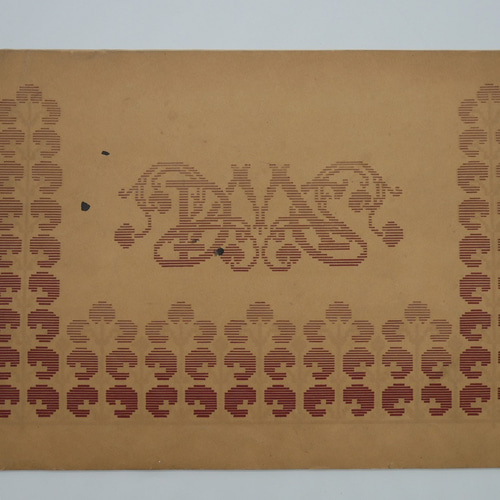 フランスアンティークDMC刺繍図案集（POINT DE CROIX） 編み図