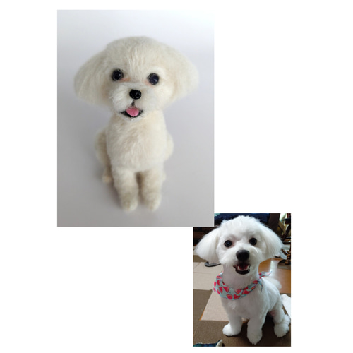 羊毛フェルト うちの子、愛犬オーダー 羊毛フェルト Rurumaru 通販