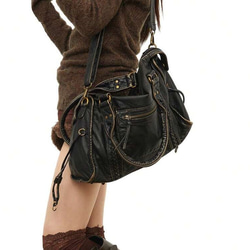 女性ヴィンテージ Y2K オートバイ西部荒野にインスパイアされたソフト