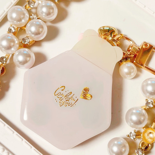 くまさんのチョコBOX◇シャカシャカキーホルダー シェイカー レジン