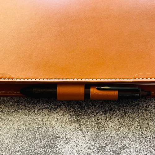 手縫】高橋手帳A5No.963用キャメル色着せ替え本革カバー（バタフライ