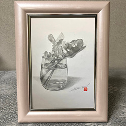 水彩アート「雨のパリ Ⅰ」1点物、手書き真筆。送料無料。 絵画