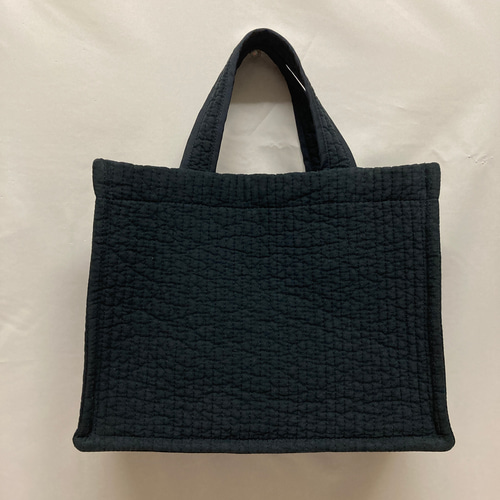 底板ヌビ マグネット☆トートバッグWハンドル☆ ダークグレー