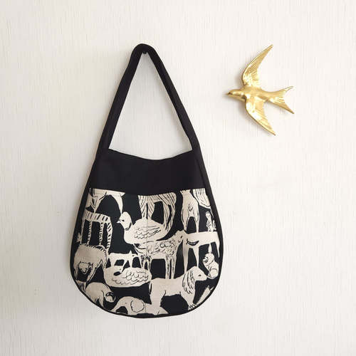 ドロップバック ミナペルホネン ライフパズル ワンハンドルバッグ 卵型