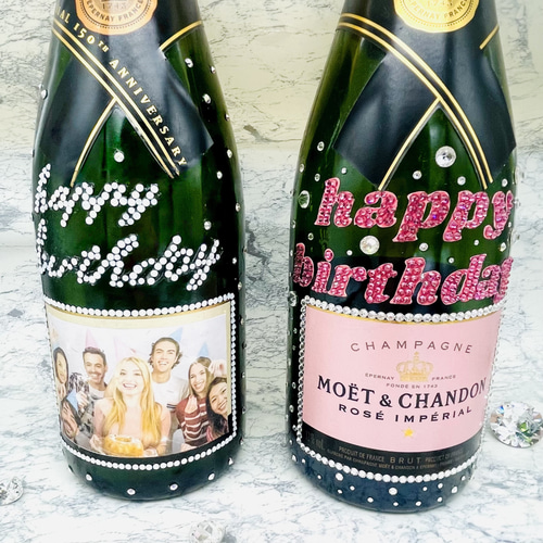 名入れ メッセージ 写真入れ シャンパンデコ オリシャン