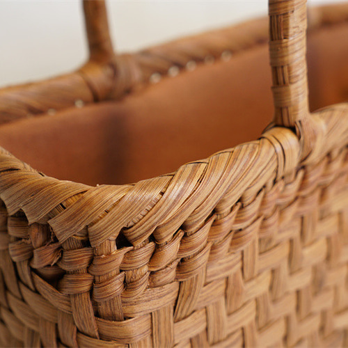 山葡萄 蔓 かごバック かご 籠 巾着 網代編み 職人の手作り かご かご