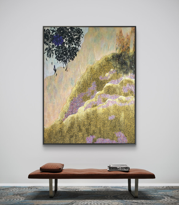 嗚呼人生よ / モダン画 117×91㎝ F50 キャンバス おしゃれ モダン