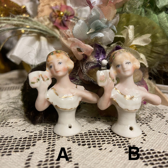 374-イギリス買い付け可愛いハーフドール3体 374-イギリス買い付け