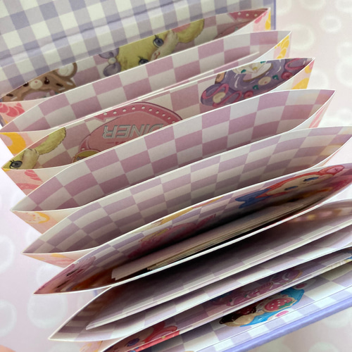 ミニ蛇腹ファイル おすそ分けファイル No.6 フレークシール ayyjewel